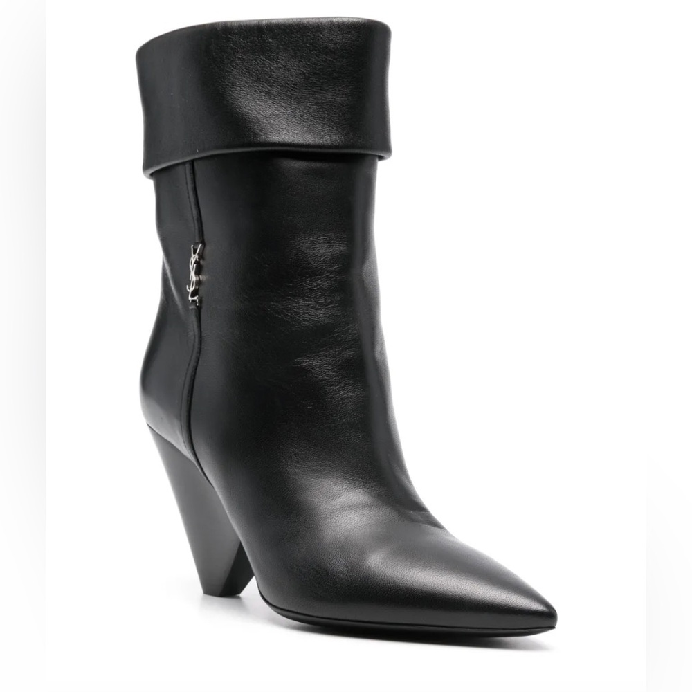 YSL Booties | Saint Laurent Niki Boots | Size 37 | Black